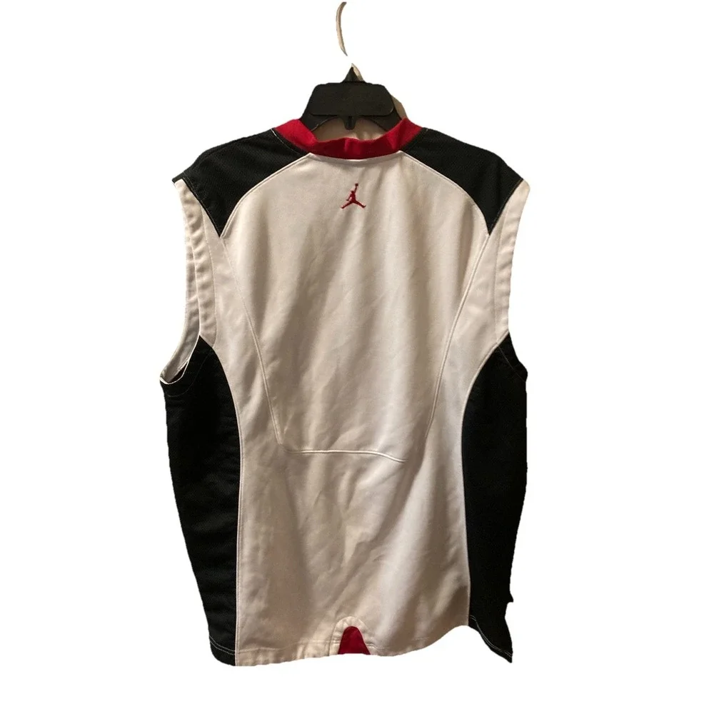 VTG‎ Jordan Workout Tank Red Black White Nike Sz XL Jumpman Embroidered